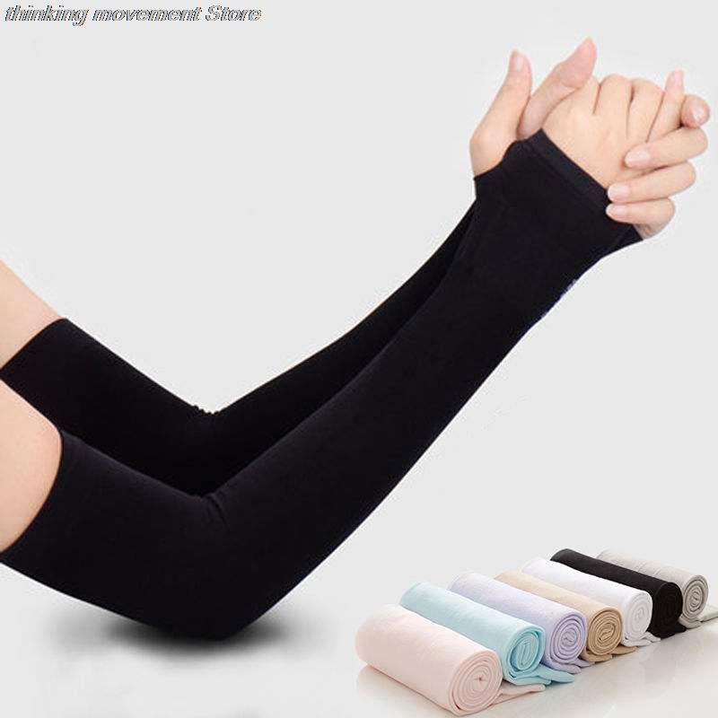 Cycling Glove - ปลอกแขนกันแดด UV สำหรับกิจกรรมกลางแจ้ง - ปลอกแขนระบายความร้อนสำหรับผู้ชายและผู้หญิง ผ้าบางระบายอากาศ