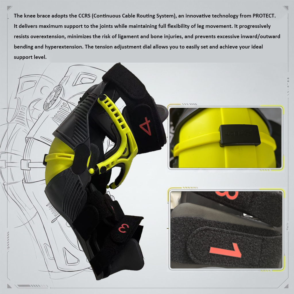 Cyclocross Gearing - สนับเข่ามอเตอร์ครอสแบบปรับได้ แผ่นเจลกันลื่น อุปกรณ์ป้องกันโครงกระดูกภายนอก สำหรับขี่มอเตอร์ไซค์ออฟโรด แผ่นรองสำหรับรถวิบาก