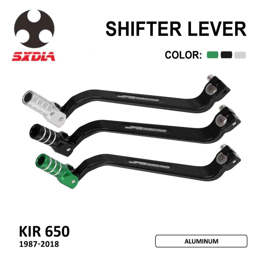 Cyclocross Gearing - คันโยกเปลี่ยนเกียร์อลูมิเนียมอัลลอยด์แบบพับได้สำหรับคาวาซากิ KLR 650 KLR650 1987-2018ชิ้นส่วนมอเตอร์ไซค์วิบาก