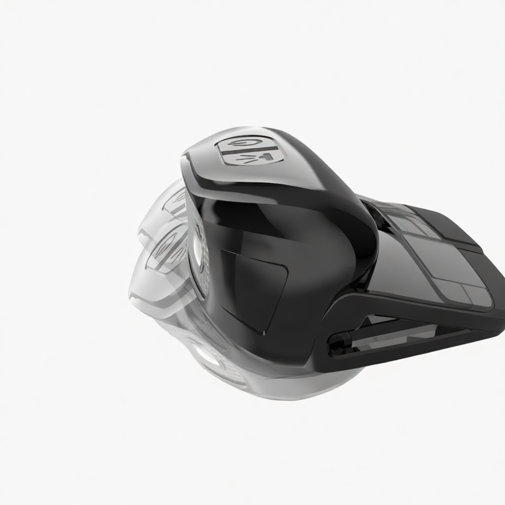 Cycling High Gear - ไฟฉายคาดศีรษะ LED กำลังสูง ไฟหน้าแบบเหนี่ยวนำ ชาร์จซ้ำได้ กันน้ำ