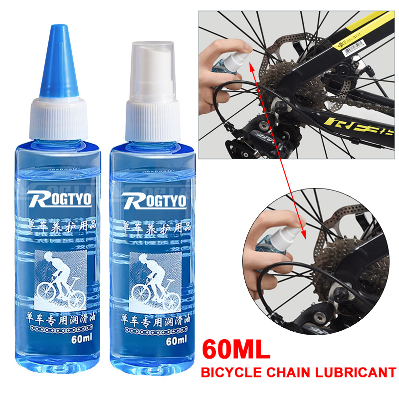 Bicycle Chain Lubricant - 60ml น้ํามันหล่อลื่นทําความสะอาดโซ่จักรยานน้ํามันหล่อลื่นโซ่จักรยานแห้ง Lube น้ํามันโซ่จักรยานยาวนานน้ํามันสําหรับ Clean Smooth