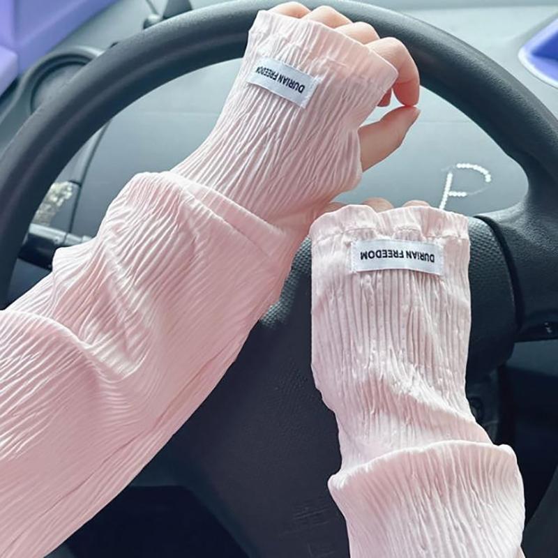 ปลอกแขนกันแดดแฟชั่น ผ้าไหมน้ำแ - Cycling Glove บทวิจารณ์และราคา