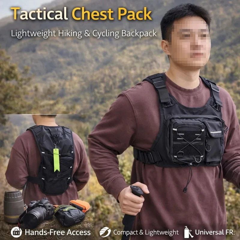 ​ กระเป๋าคาดอกแบบยุทธวิธีคุณภา - Cycling High Gear บทวิจารณ์และราคา