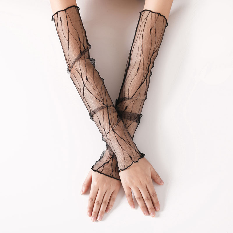 ถุงมือครึ่งนิ้วแขนยาวสำหรับผู้ - Cycling Glove บทวิจารณ์และราคา