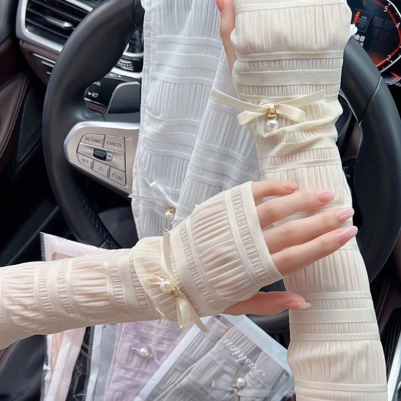 ปลอกแขนกันแดดสำหรับผู้หญิง ป้อ - Cycling Glove บทวิจารณ์และราคา