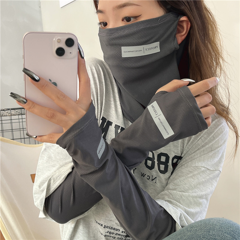 2 ชิ้นชุด Sun UV Protection แข - Cycling Glove บทวิจารณ์และราคา