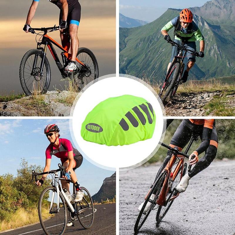 1 ชิ้นหมวกกันน็อคจักรยานผ้าคลุ - Cycling High Gear บทวิจารณ์และราคา